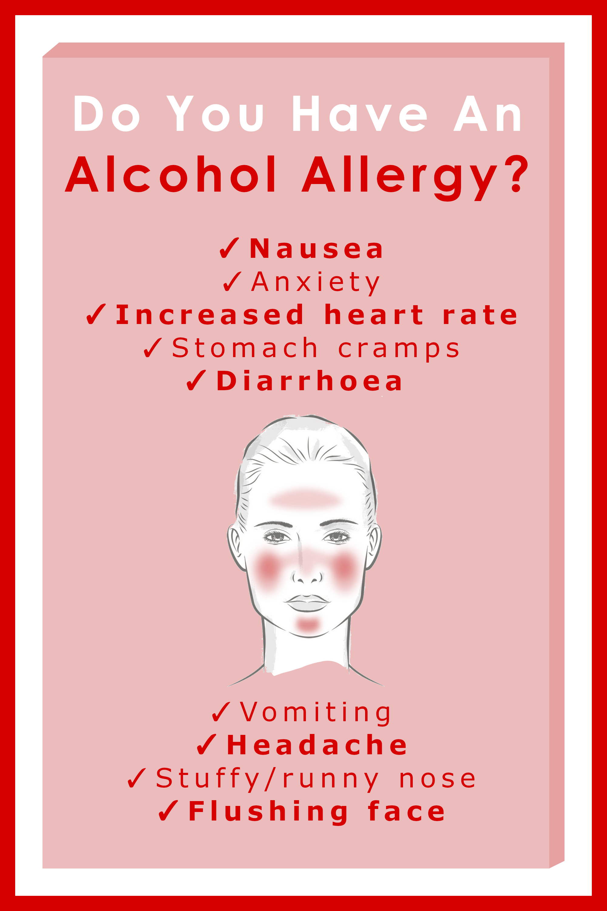 Alcohol Allergy - The Symptoms Of Being Allergic To Alcohol - Rehab Guide